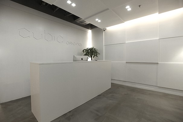 珂璧前臺裝修設(shè)計實景圖