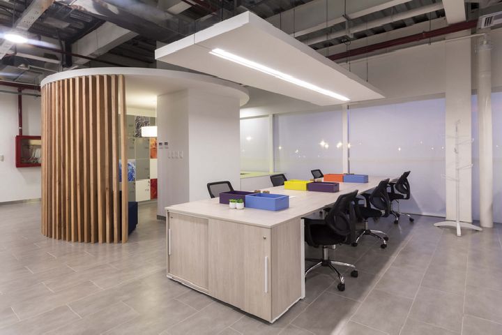 電信公司辦公室設(shè)計實景圖