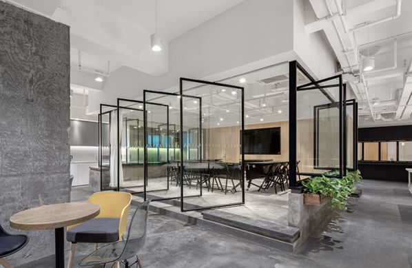 集團(tuán)辦公室設(shè)計(jì)的半開(kāi)放模式