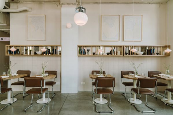 包豪斯設計下的現代風格的餐廳設計